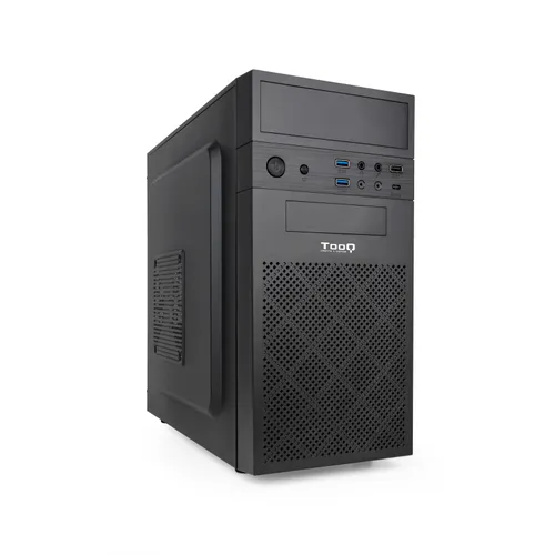 TOOQ Caja Minitorre Micro-ATX Negra Negro