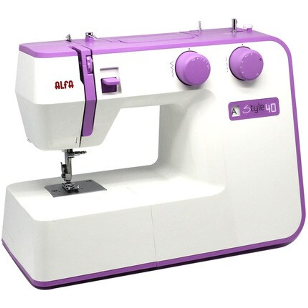 Alfa - Máquina de coser Alfa Style40 con 31 puntadas.