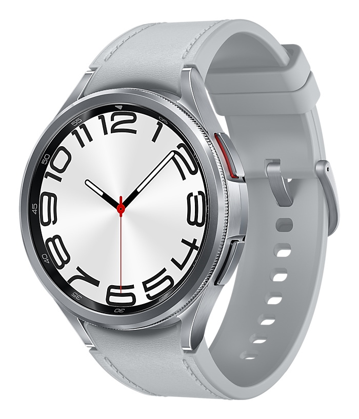 Samsung - Samsung Galaxy Watch6 Classic 47mm Plata LTE Smartwatch.