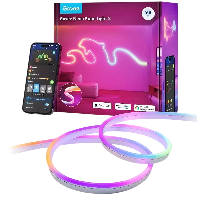 Govee Neon Rope Light 2 - Tira LED 3 metros