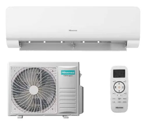 Hisense - Aire acondicionado Split 1x1 Hisense Inverter con 5418 frig-h 5417 kcal-h, WiFi - KC70BT2B.