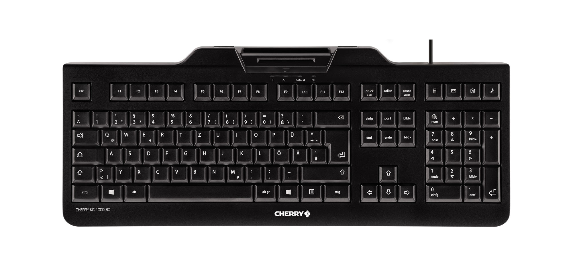 TECLADO CHERRY KC 1000 SC NEGRO + LECTOR DNIE