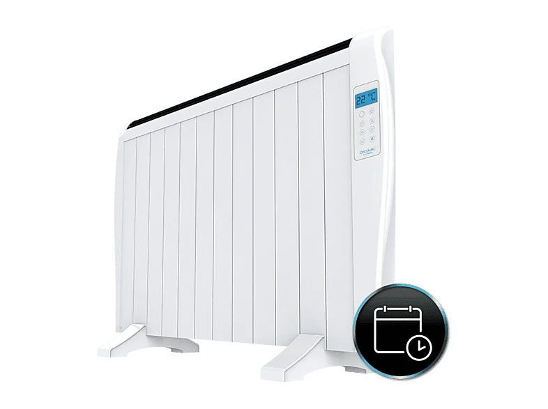 Emisor térmico - Cecotec Ready Warm 2500 Thermal, 1800 W, Pantalla LCD, Mando, Blanco