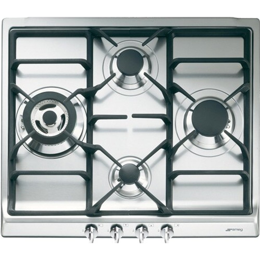 Smeg - Placa gas Smeg 4 quemadores - SR60GHS.