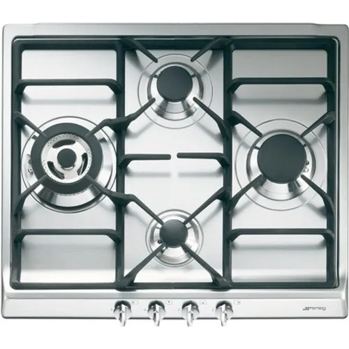 Smeg - Placa gas Smeg 4 quemadores - SR60GHS.