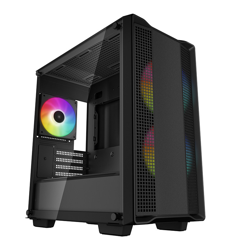 CAJA DEEPCOOL CC360 ARGB | NEGRO | S/F