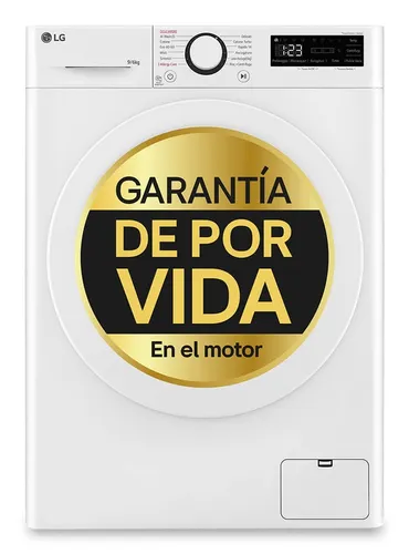 Lavadora secadora - LG F4DR5009A3W, Serie 500, 9kg/6kg, 1400 rpm, 12 programas, Blanco