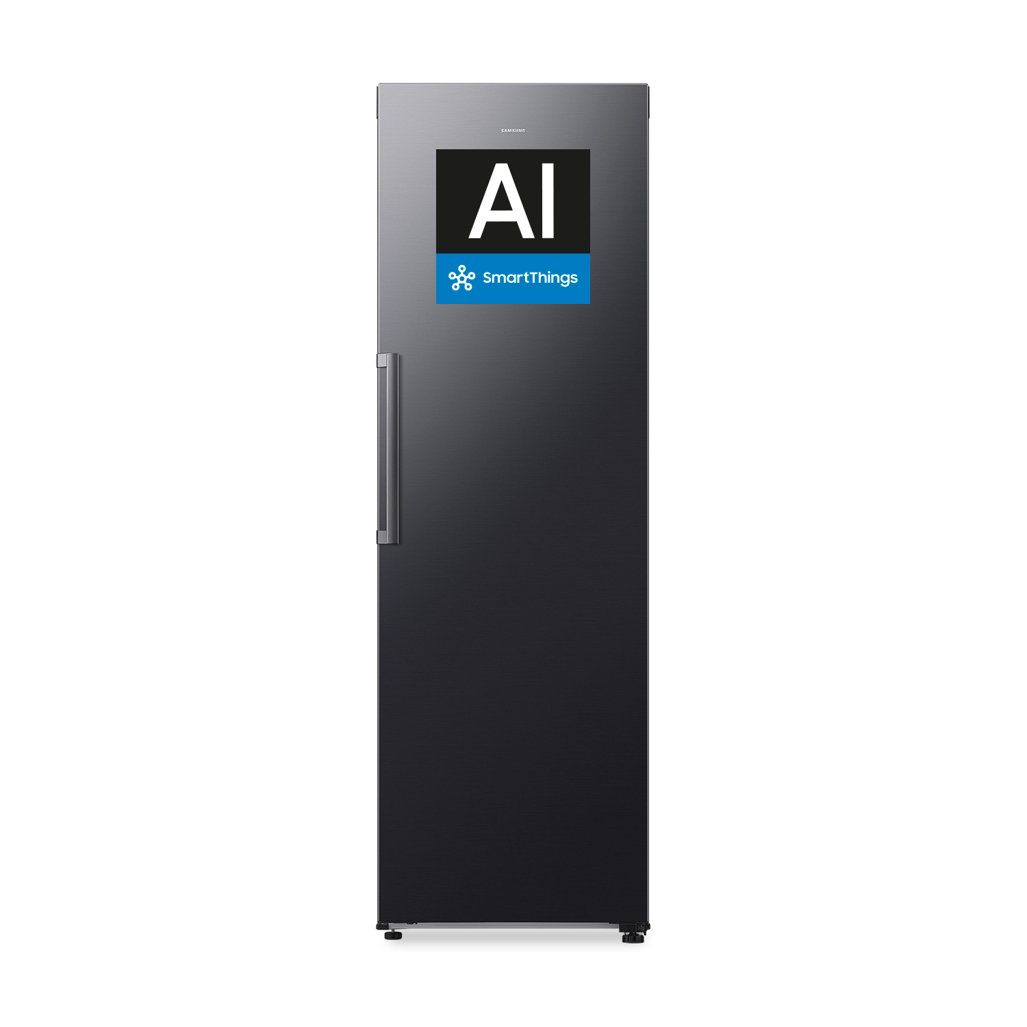 Frigorífico una puerta - Samsung Bespoke AI RR70H39CDFEF, No Frost, 185.8 cm, 387 l, Wifi, Grafito