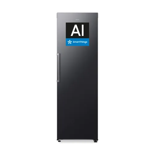 Frigorífico una puerta - Samsung Bespoke AI RR70H39CDFEF, No Frost, 185.8 cm, 387 l, Wifi, Grafito