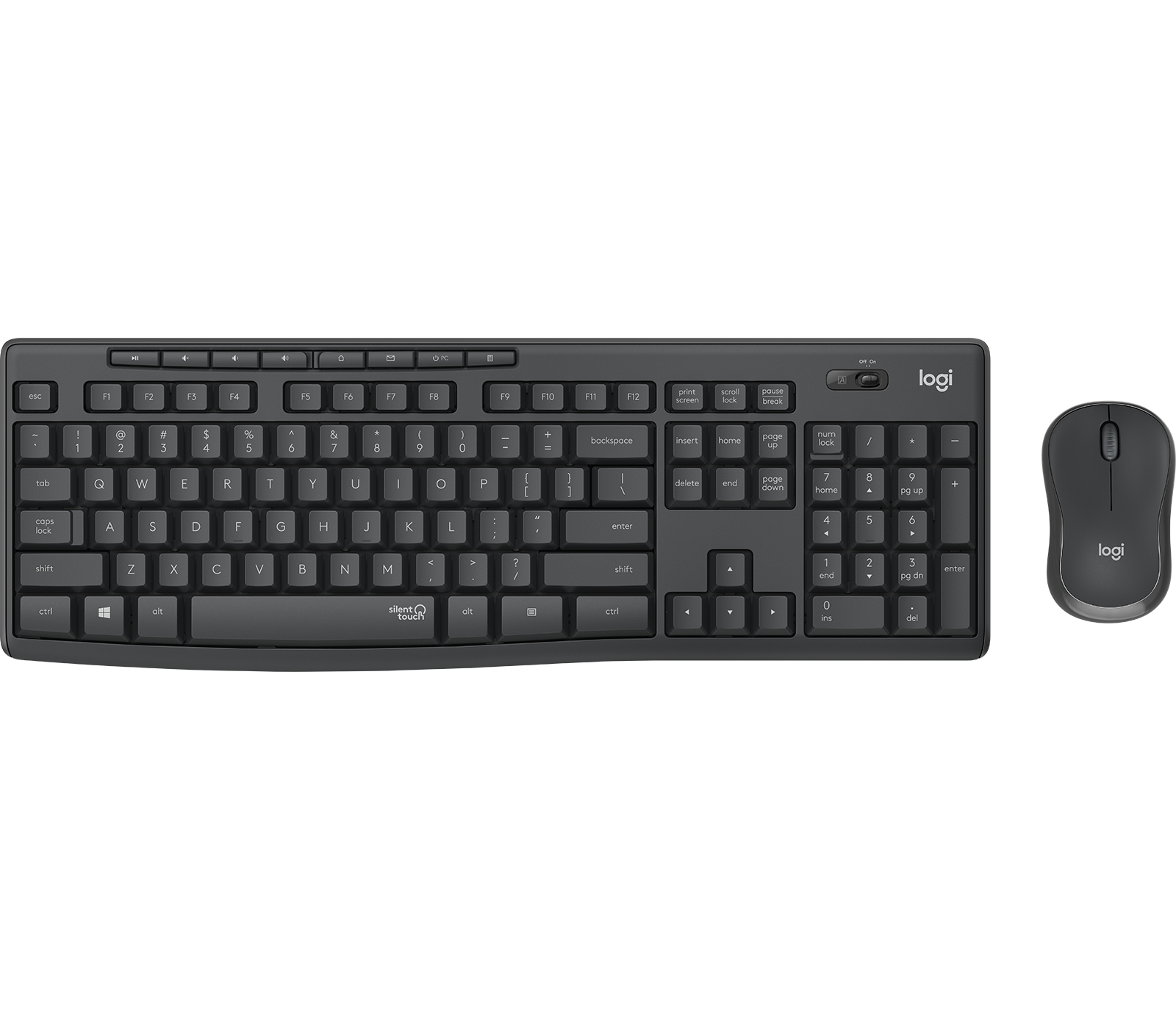 TECLADO INALAMBRICO + RATON LOGITECH MK295 NEGRO