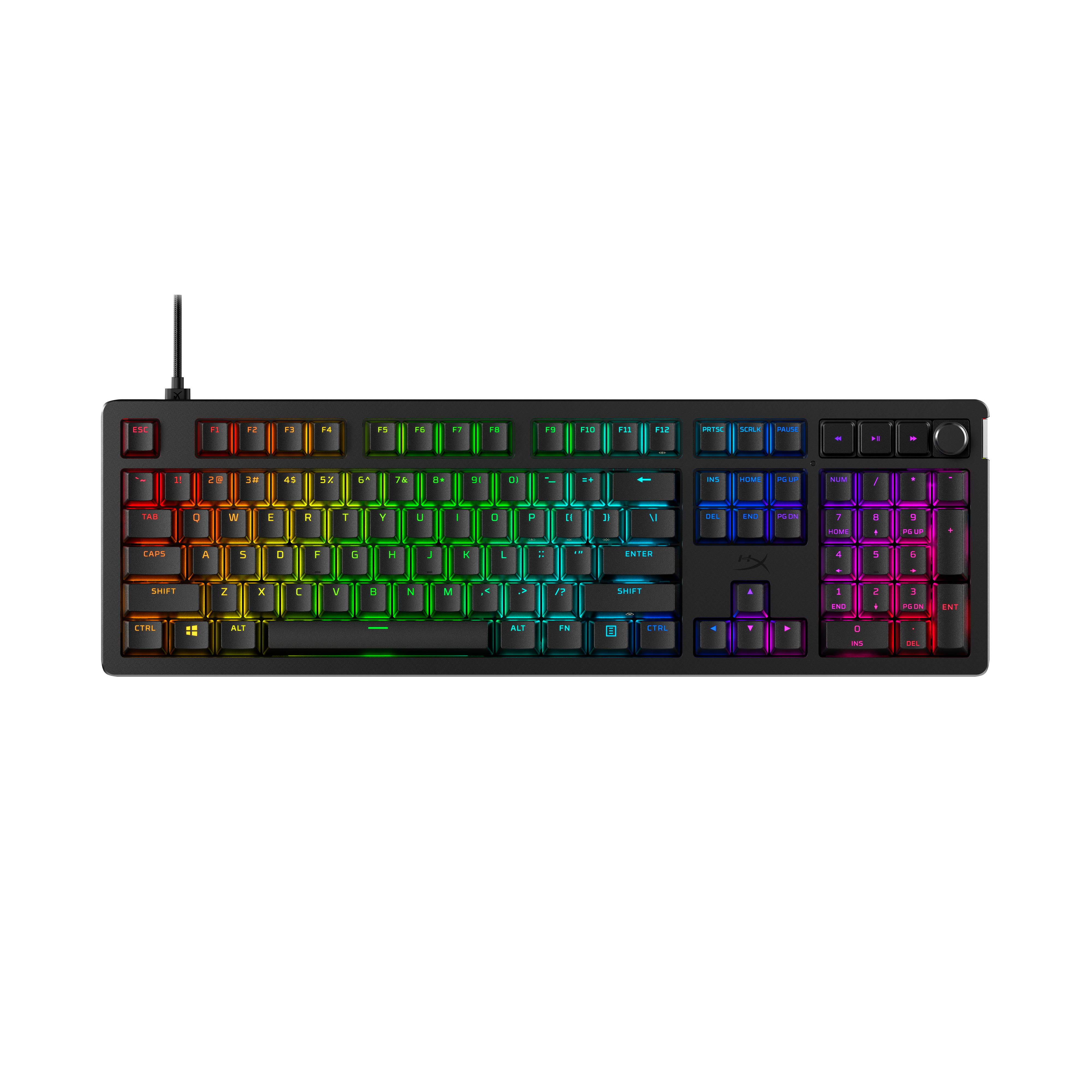 Teclado mecánico HyperX Alloy Rise RGB - Interruptores 7G7A3AA#ABA