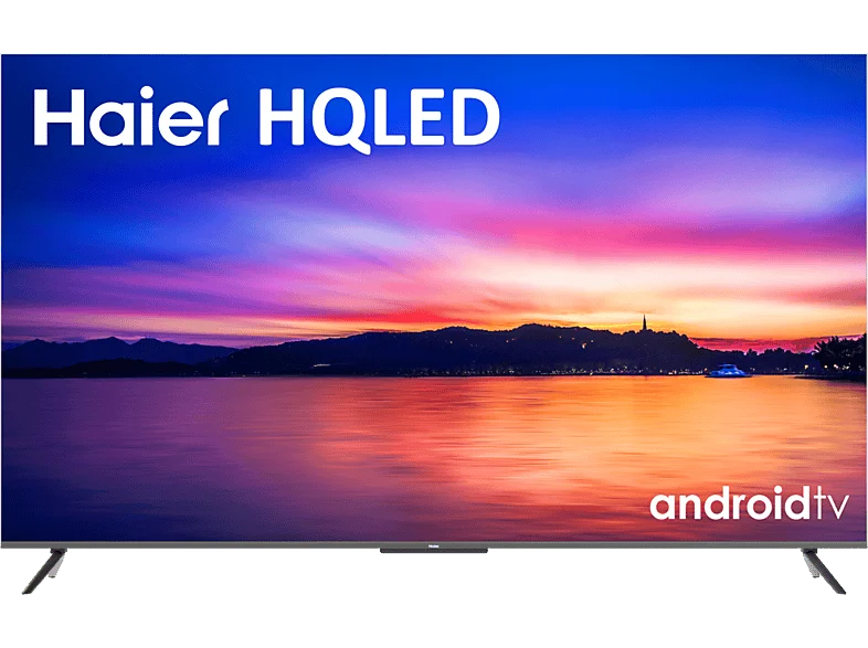 TV HQLED 58"- Haier P8 Series H58P800UG, UHD 4K, Smart (Android 11), HDR Dolby Atmos-Vision, Control por Voz, Negro