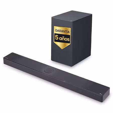 Barra de sonido - LG SC9S, Bluetooth, Subwoofer Inalámbrico, 400 W, Negro