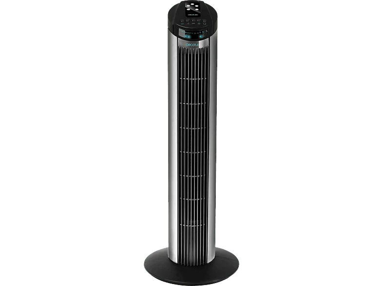 Ventilador de torre - Cecotec EnergySilence 890 Skyline, 3 velocidades, 50W, Control remoto, Negro