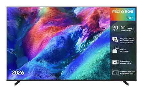 TV RGB Micro LED 85" - Samsung TMR85R85HAUXXC, UHD 4K, AI Engine, Smart TV, Full AI, Negro