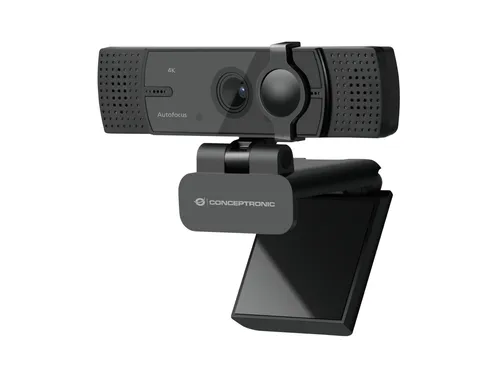 WEBCAM 4K CONCEPTRONIC AMDIS 8.3MP USB 3.57MM ANGULO VISION 80Âº AUTOFOCUS MICROFONO DUAL ADAPTADO