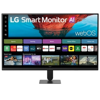 MONITOR LG 31,5", PANEL VA, TASA DE REFRESCO 60HZ, TIEMPO DE RESPUESTA 5MS (GTG) RESOLUCION UHD (3840X2160) WEBOS26, HDMI