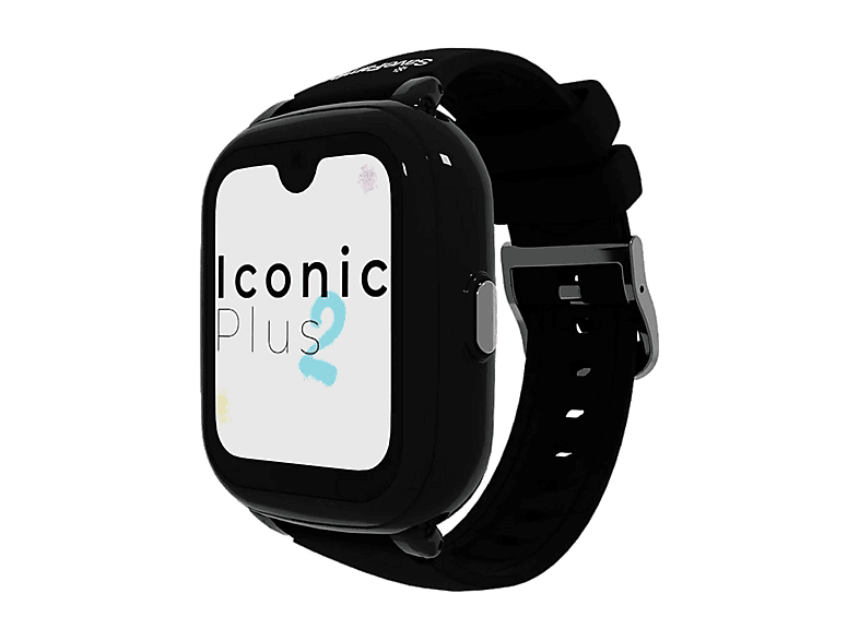 SmartWatch SaveFamily Iconic Plus 2 Correa Silicona Negra Gotham Black 4G