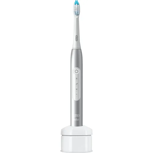 Cepillo Eléctrico Oral-B Pulsonic Slim Luxe 4000 Sónico 14 días Plata
