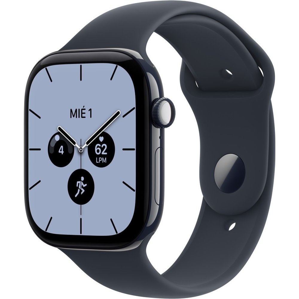 Apple - Apple Watch Series 12 GPS + Cellular 46mm Cerámica Azul Nocturno con Correa Deportiva Azul Náutico (S-M).