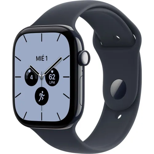 Apple - Apple Watch Series 12 GPS + Cellular 46mm Cerámica Azul Nocturno con Correa Deportiva Azul Náutico (S-M).