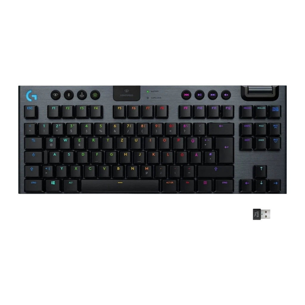 Teclado Gaming Logitech G915 TKL Inalámbrico LIGHTSPEED Mecánico GL Tactile