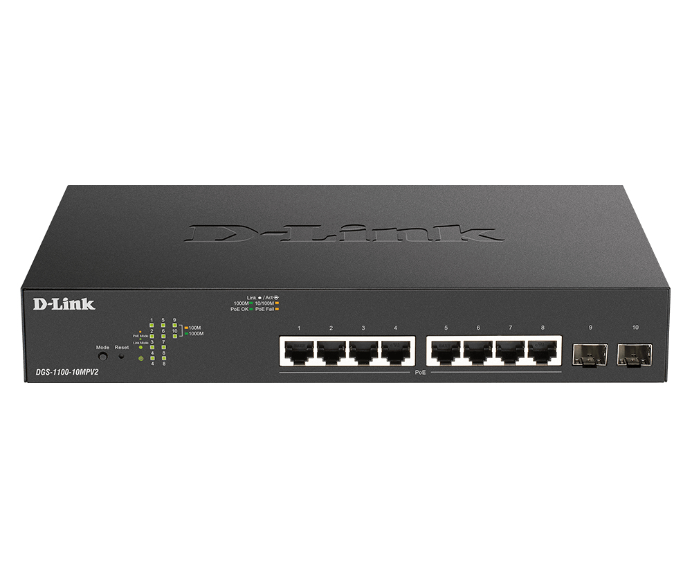 D-Link DGS-1100-10MPV2 switch Gestionado Gigabit DGS-1100-10MPV2