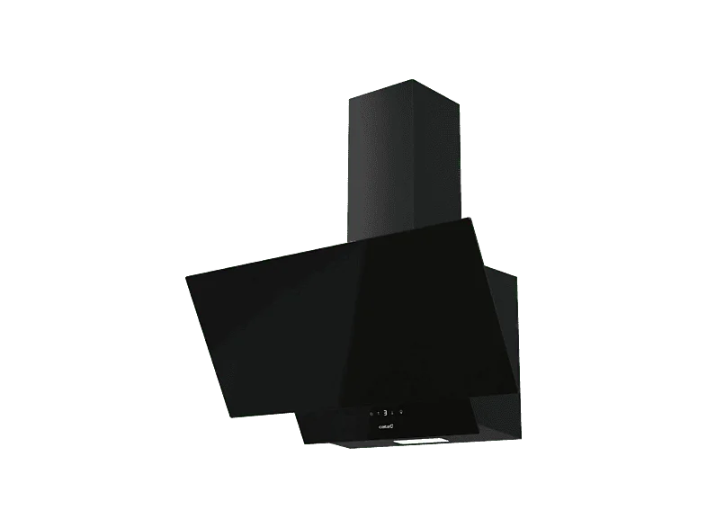 Campana decorativa - Cata JUNO 7000 GBK, 6 Niveles de Potencia, 428 m³/h, Ancho 70 cm, Negro