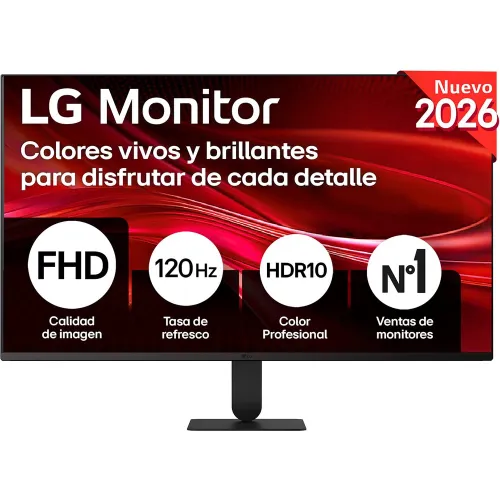 Monitor - LG 32U401B-B, 31.5" Full-HD, 120 Hz, 5ms, VA (Alineación Vertical), 1x HDMI, HDR 10, Negro