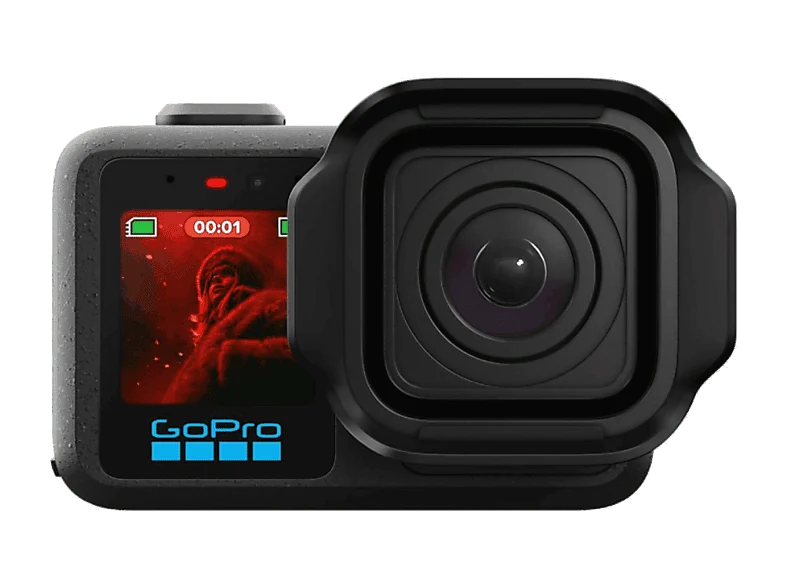 Cámara deportiva - GoPro MISSION 1 PRO, 8K (16:9) a 30/25/24 fps, 5h Autonomía, 50 MP, Sumergible 20m, F2,8, 4 Micrófonos, WiFi, Negro