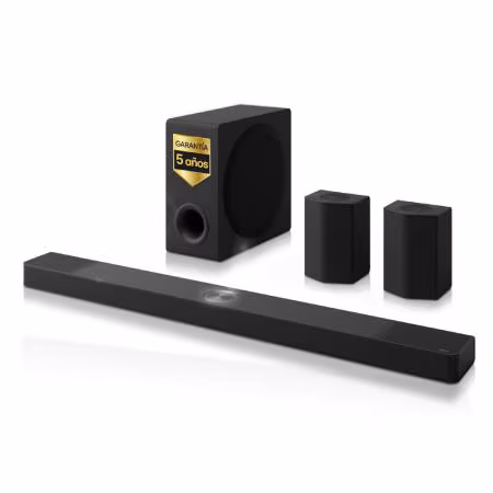 Barra de sonido - LG S95AR, Bluetooth, Inalámbrico, 810 W, Google Assistant, Amazon Alexa, Dolby Atmos, IA Ready, Negro