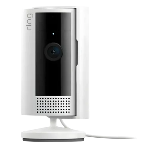 Cámara de vigilancia IP - Amazon Ring Indoor Camera (2nd Gen), 1080p HD, Función visión nocturna, WiFi 2.4 GHz, Blanco