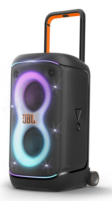 Altavoz de gran potencia - JBL PartyBox 520, 400 W, Con batería, Autonomía 15h, Asa telescópica y Ruedas, IPX4, Negro