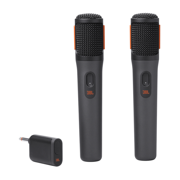 Micrófono - JBL PartyBox, Digital inalámbrico, Pack 2 micrófonos, Compatibles con todos Partybox JBL, 20 h duración, Hasta 30m distancia, Negro