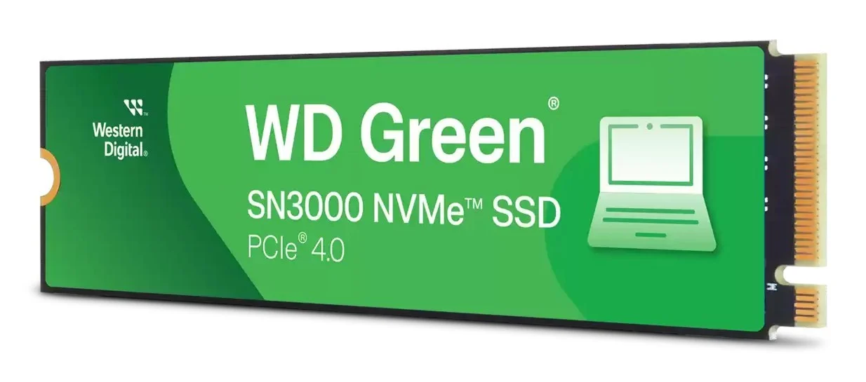 Western Digital Green WD SN3000 NVMe 1 TB M.2 PCI WDS100T4G0E-00CPS0