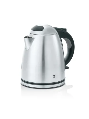 Hervidor de agua - WMF Stelio, 2400W, 1.2 L, Indicador luminoso agua, Filtro antical extraíble, Asa goma antideslizante, Acero inoxidable Cromargan