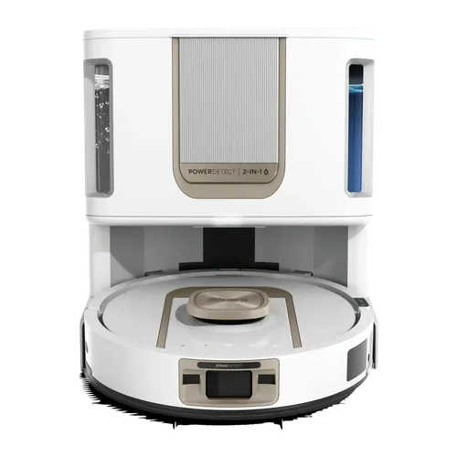 Robot aspirador Shark Blanco Detección de Obstáculos Fregasuelos con Mopa Elevable RV2910XEEUWH