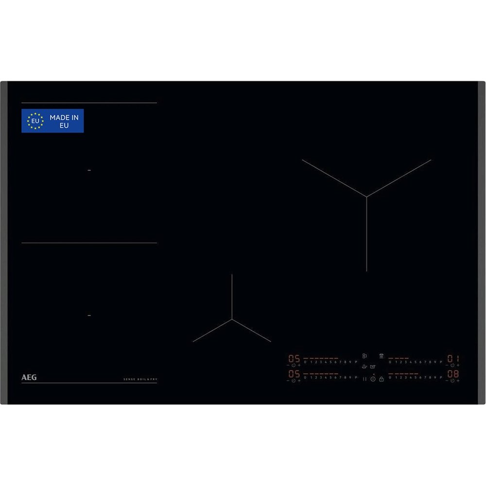 AEG Placa de inducción Serie 8000 Sense Boil&Fry de 80 cm TI84IB30FB