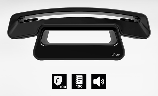 TELEFONO SOBREMESA ALCATEL EPURE ICONIC BLACK