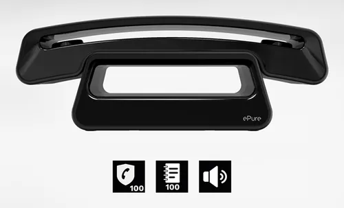 TELEFONO SOBREMESA ALCATEL EPURE ICONIC BLACK