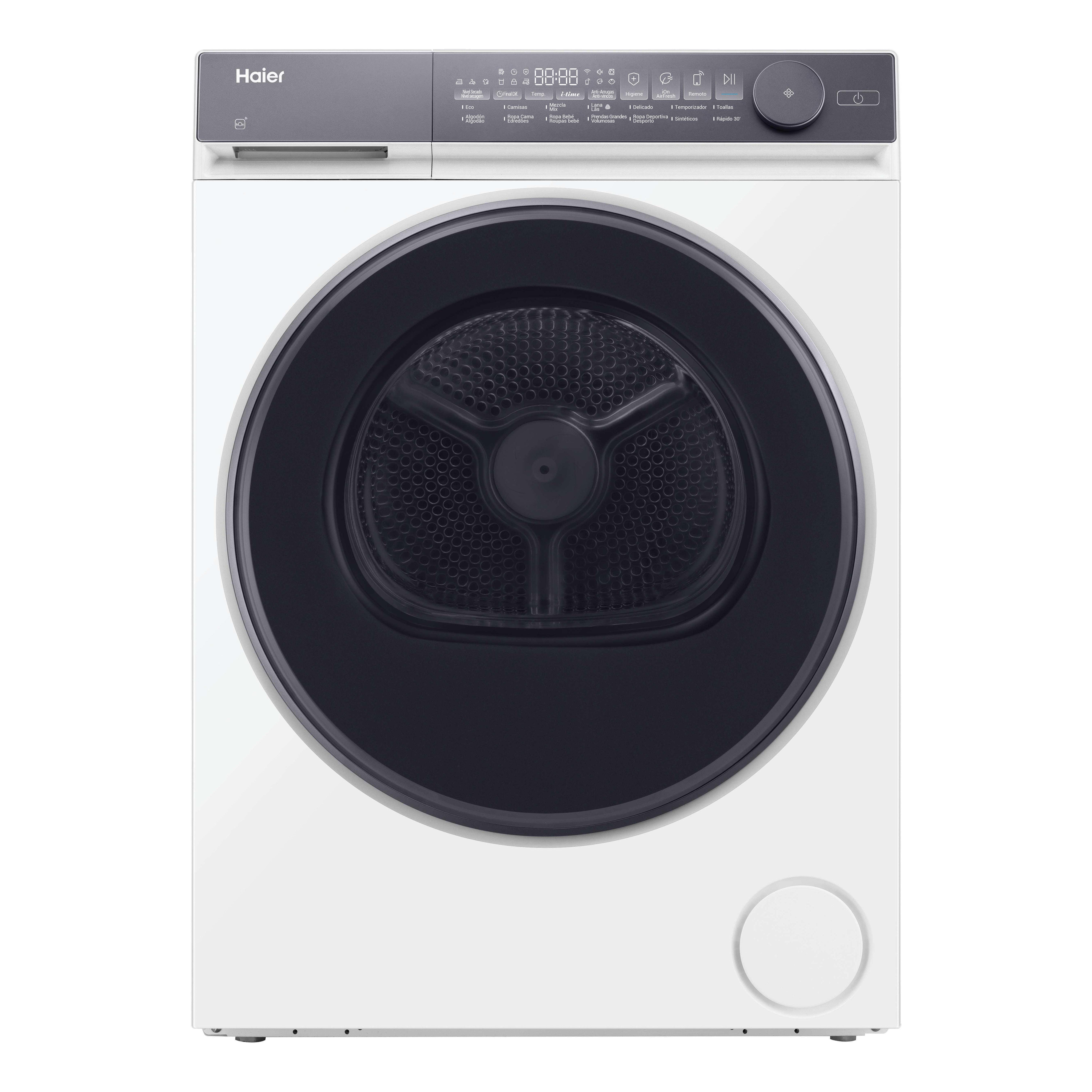 Haier - Secadora Haier 9kg Condensación, Bomba de calor X 7 - HD90-C367ANU1-IB.