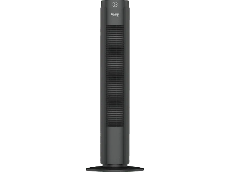 Ventilador de torre - Taurus Alpatec FA007 New Babel Digital, 50 W, 4 Velocidades, 3 Modos, Pantalla digital, Negro