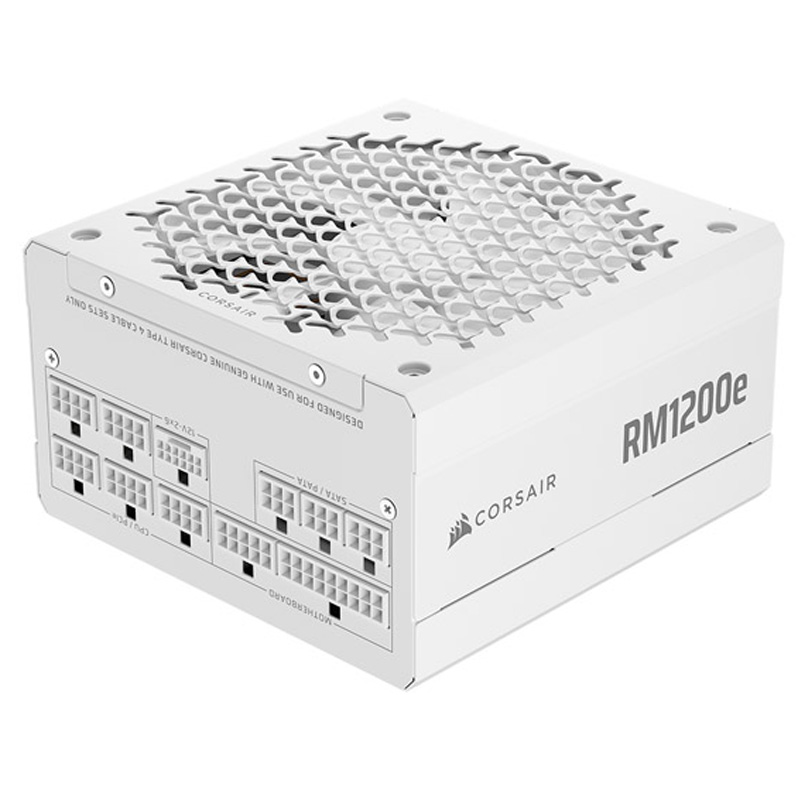 Corsair RM1200e Cybenetics Platinum 1200W ATX 3.1 PCIE 5.1 Modular Blanca