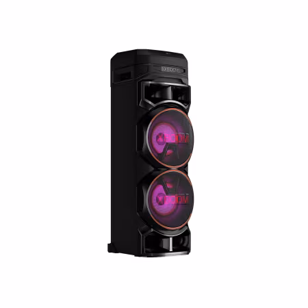 Altavoz de gran potencia - LG XBOOM RNC9, 1000W, Luces Multi Color, Efectos DJ, Función karaoke, Voz, Negro