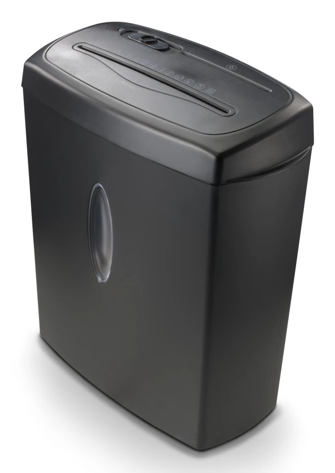 Destructora de papel - Hama SAFE X10 CD Nivel P4 T4 E3, Destruye hasta 10 Hojas, CD/DVD/Blu-ray y tarjetas plástico, 72 dB, Negro