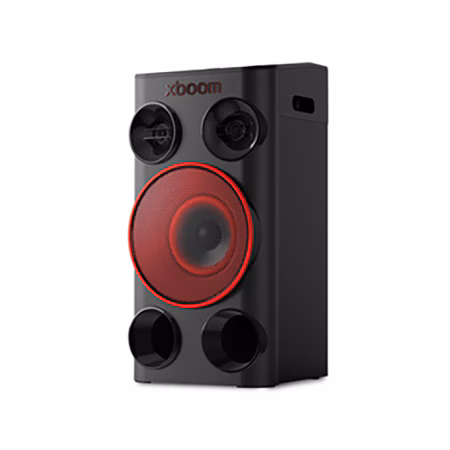 Altavoz de gran potencia - LG POWER 5000, 260 W, AI karaoke, luces LED, efectos DJ, Bluetooth, Negro