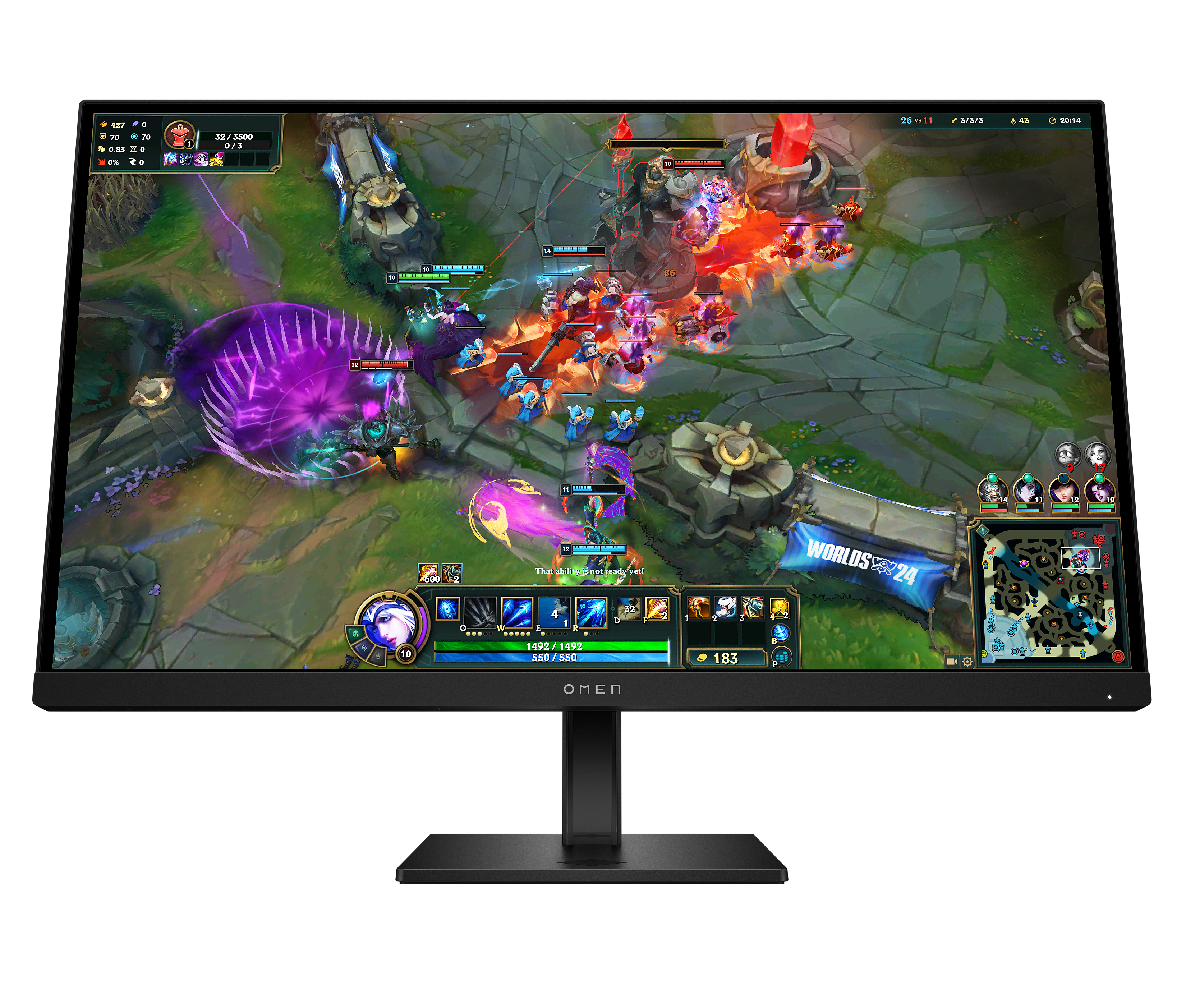 Monitor Gaming OMEN 27qs G2 de 27" QHD