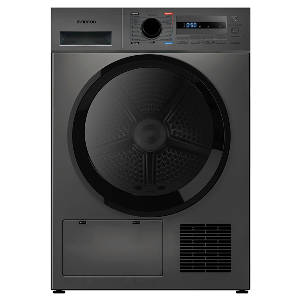 SECADORA CON BOMBA DE CALOR INFINITON SD-BC8EDX 8 KG E INOX
