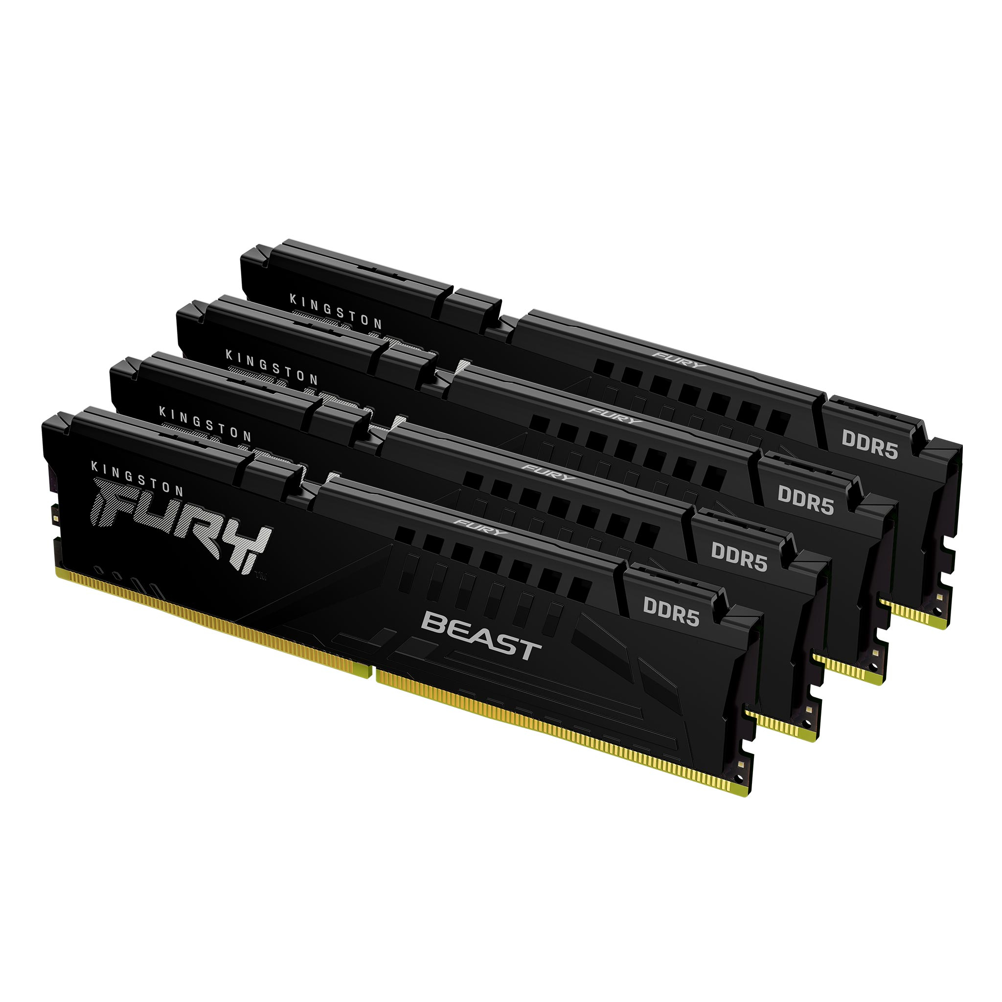 Kingston Fury Beast 128GB 4x32GB 5200M Hz CL40 XMP Negro