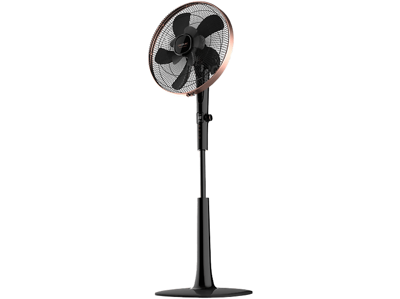Ventilador de pie - Cecotec EnergySilence 1040 SmartExtreme, Motor DC, 28 W, 24 velocidades, Pantalla LED, Mando, Temporizador, Negro
